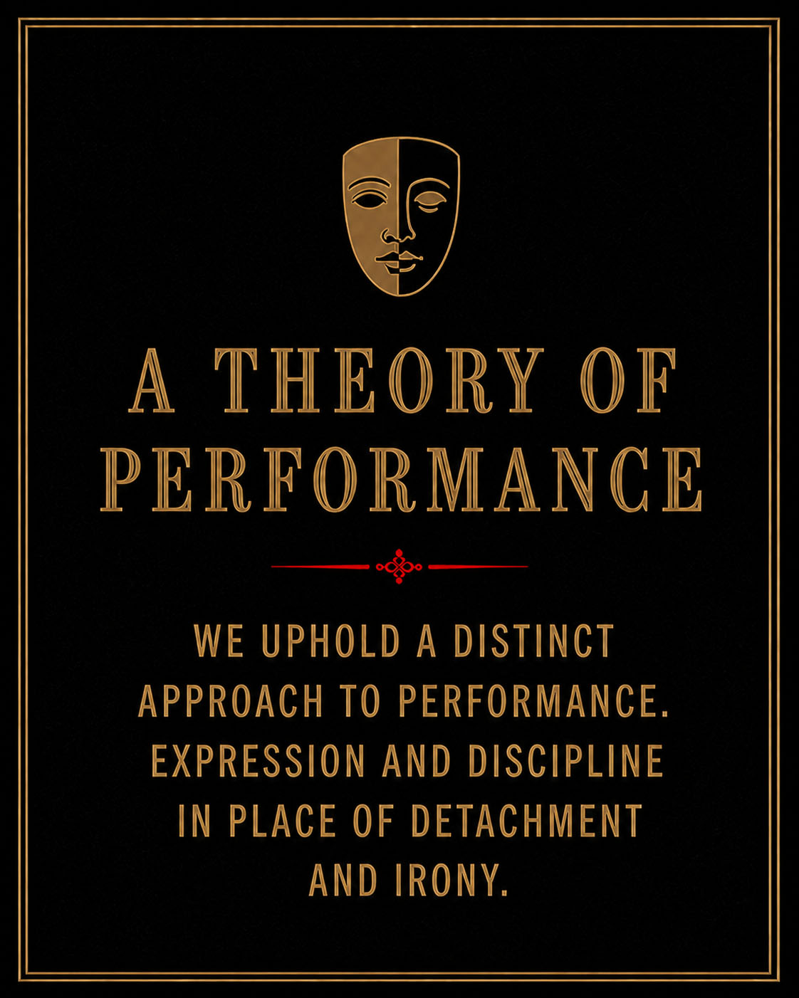 A Theory of Performance