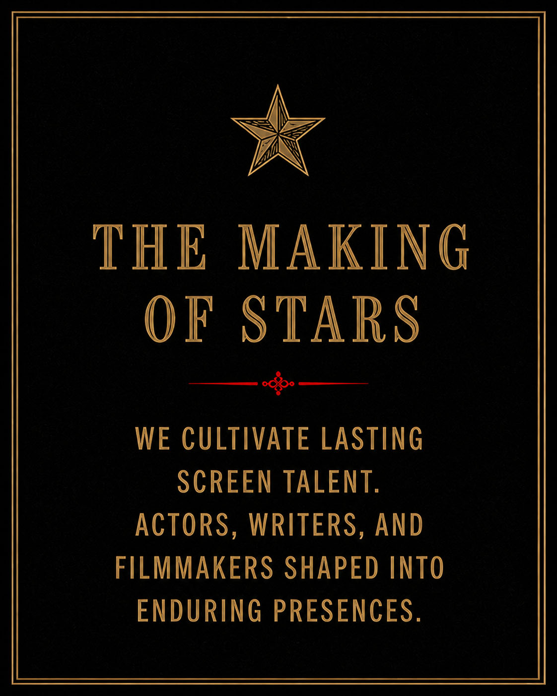 The Making of Stars